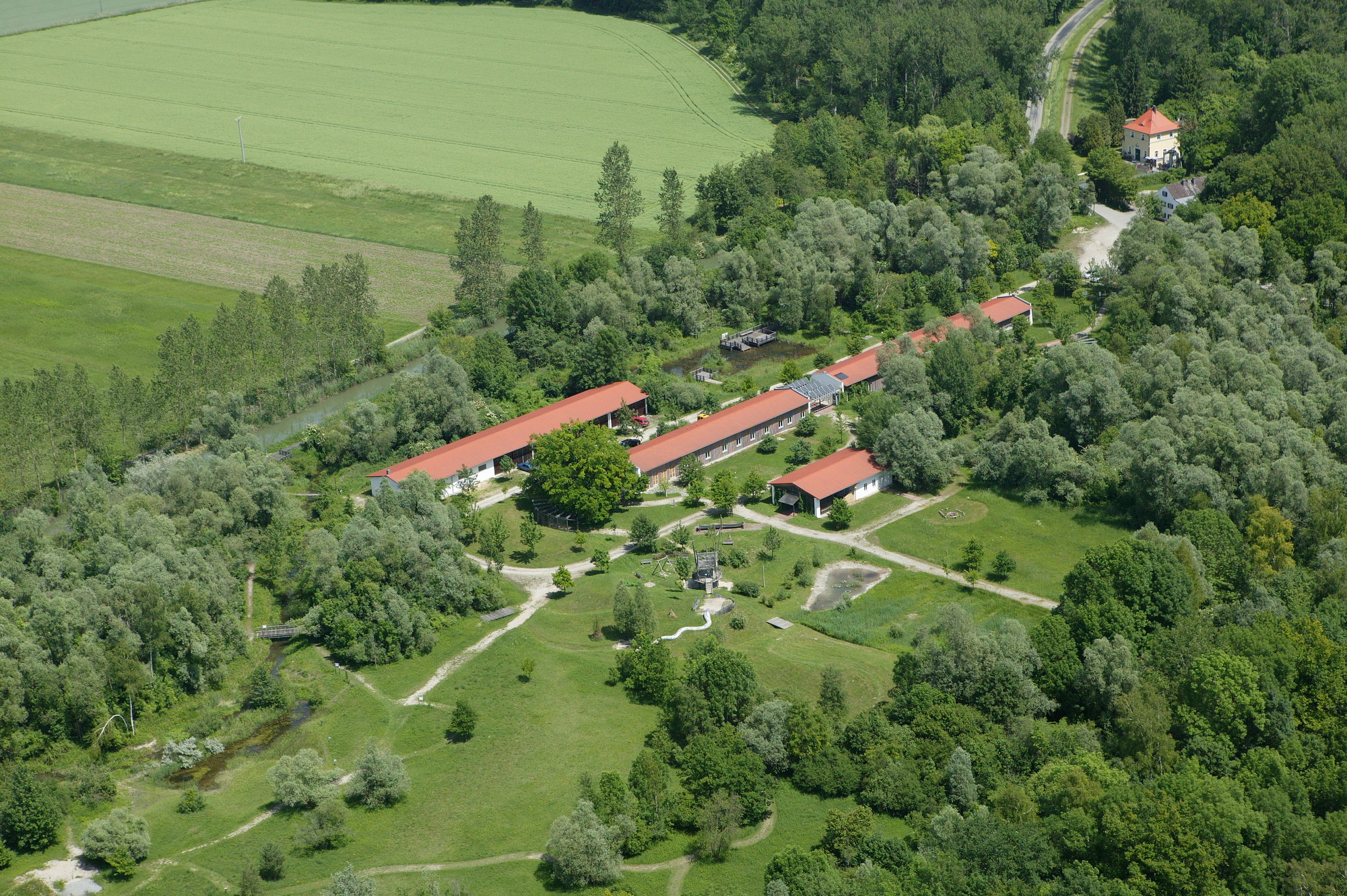 Überflug Infozentrum