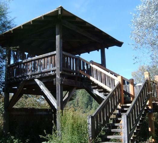 Aussichtsturm an der Isar